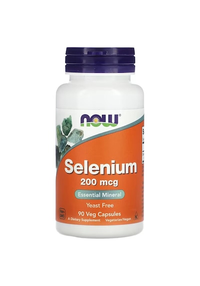 Now Foods, Selenium Selenyum 200 Mcg 90 Veg Caps