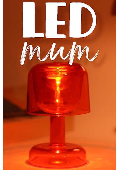 Led Mum İskandinav Tip Pil Dahil Dumansız Alev Ledli Yapay Dekoratif Mum Dekor Işığı Kırmızı Pt428 Kırmızı