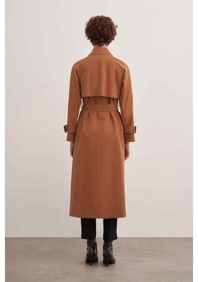 Aker 24aw07165111 Küçük Beden Trençkot 24aw07165111 124 Taba Taba
