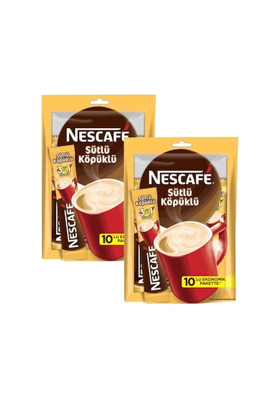 Nescafe 3 ü 1 Arada Sütlü Köpüklü 2 x 10'lu 17.4 G