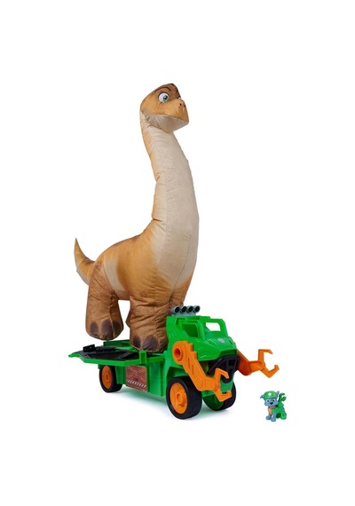 Paw Patrol Dino Filmi Şişme Dinozor Oyuncağı Ve Rocky Aksiyon Fig