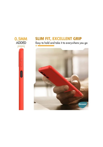 Samsung Galaxy A14 İçin Kılıf Groovy Soft Mor Galaxy A14 İle Uyumlu Kılıf - Mor