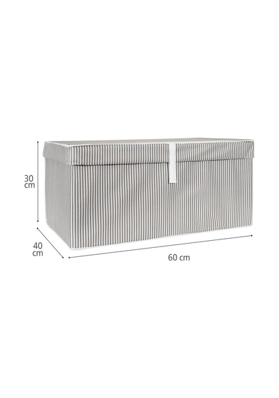 Çok Amaçlı Kutu Mega 60 40 30 Cm Kumaş Gri 60 X 40 Tr Diğer