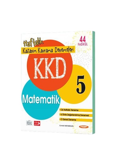 Kurmay 5.Sınıf Matematik Haftalık Kazanım Kavrama Denemeleri 44 F