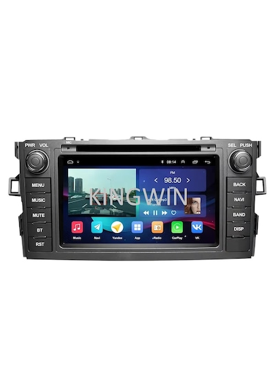 7 İnç Auris Uyumlu Android Carplay 4 Gb Ram 64 Gb Hafıza Multimedya Arka Kamera  7"