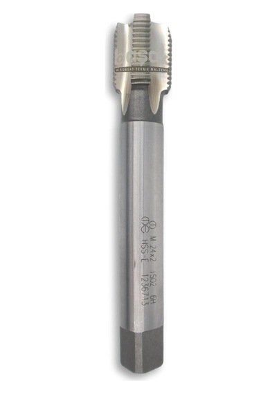 MTE M24x2 İnce Diş Makina Kılavuzu Düz HSSE DIN 374/C