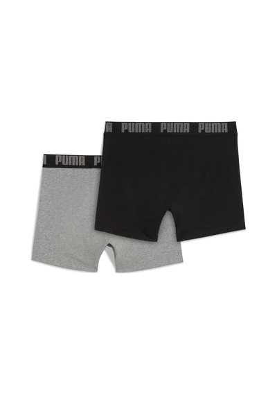 Puma Kısa Kesim Erkek Boxer 2li Paket 938320 03 Gri