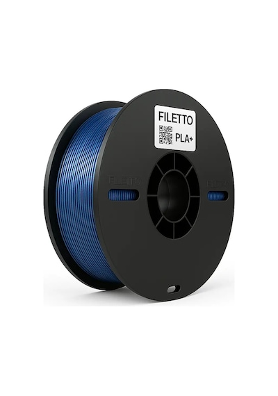 Metalik Mavi Filetto Pla+ 3d Filament 1.75mm 1kg Ams Uyumlu