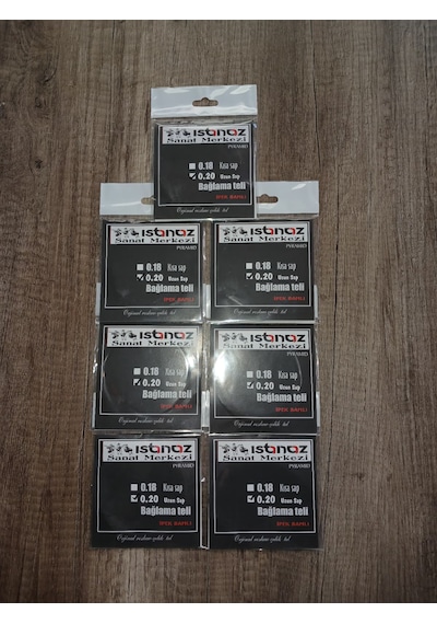 Istanaz 0.20 Uzun Sap Bağlama Teli 7'li Set