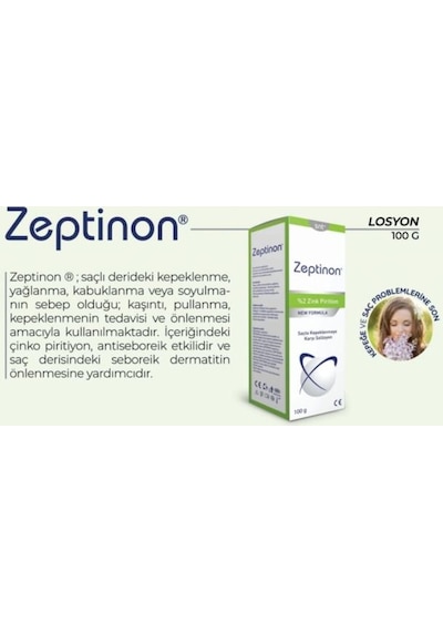 Zeptinon Kepeklenme Karşıtı Solisyon 3 x 100 ML