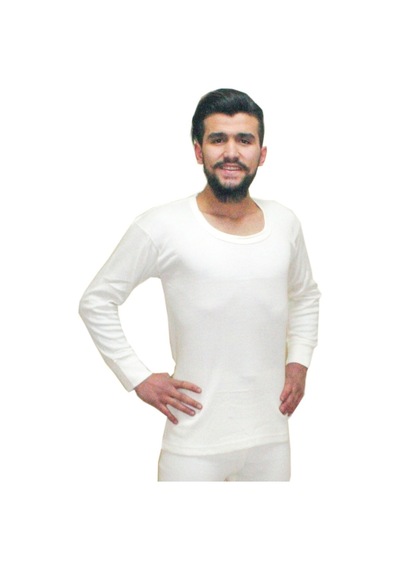 Angora Tavşan Yünü Termal Uzun Kollu Ter Emici
