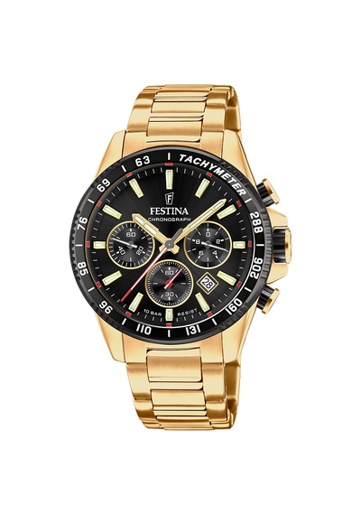 Festına F20634/5 Tımeless Chronograph Erkek Kol Saati Siyah