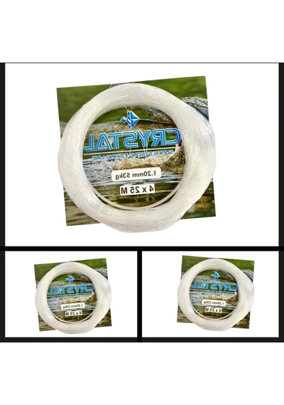 Cyrstal 0.50 Mm Beyaz Poşet Misina-po.004