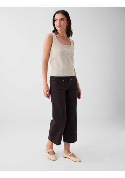 Jimmy Key Acı Kahve Cep Detaylı Normal Bel Denim Pantolon 6sw187116803 Acı Kahverengi
