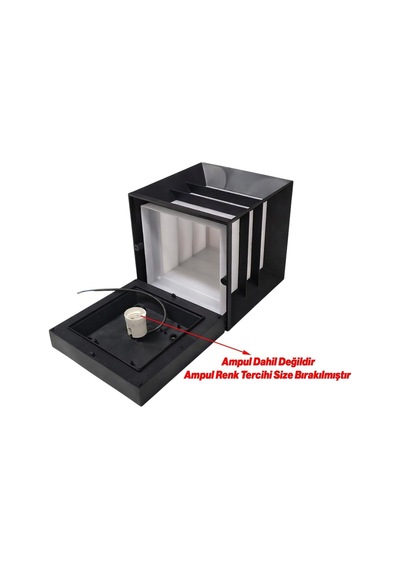 Set Üstü Mega Izgaralı Bahçe Duvar Armatürü 60 Cm Aplik Suya Dayanıklı Modern Dış Mekan Aydınlatma