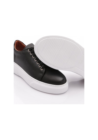 Dgn Paco Erkek Sneakers Ayakkabi Siyah Floater Beyaz