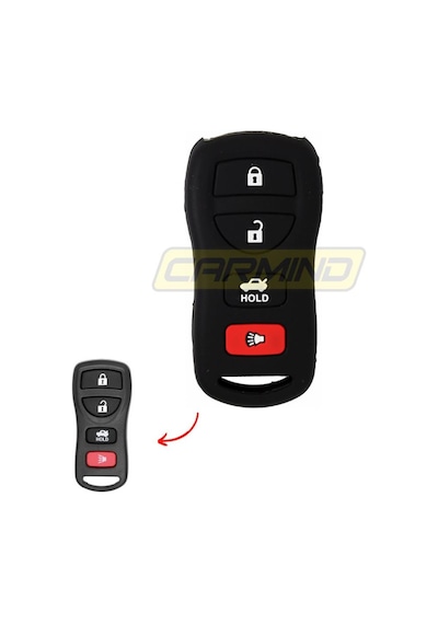 Nissan Uyumlu 4 Buton Silikon Anahtar Kılıfı