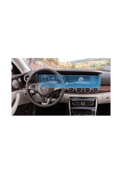 Mercedes Eqc 400 Uyumlu Araç Ekran Koruyucu Multimedya Ve Dijital Ekran 9h Nano Kırılmaz Şeffaf