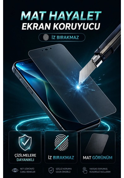 Mi 17 Pro Mat Privacy Hayalet Nano Ekran Koruyucu Esnek Kırılmaz