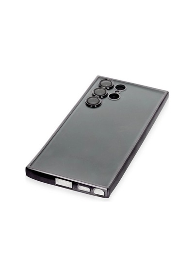 Newface - 955 - Samsung Galaxy S22 Ultra Kılıf Razer Lensli Silikon - Csmo-tex - - Siyah Sıyah
