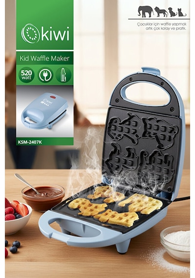 Kiwi KSM-2407K Çocuk Waffle Makinesi