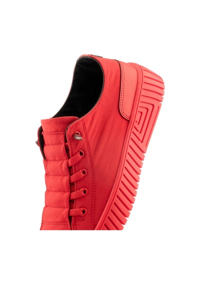 Gamelu Vıgor Çocuk Lastikli Memory Foam Keten Sneaker Ayakkabı Kırmızı