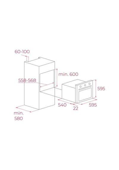Teka HAK 627 WH - GBC 75030 WH - TYT 60.1 WH Beyaz Ankastre Set