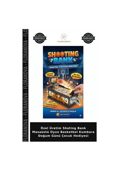 Özel Üretim Shoting Bank Masaüstü Oyun Basketbol Kumbara Doğum Günü Çocuk Hediyesi