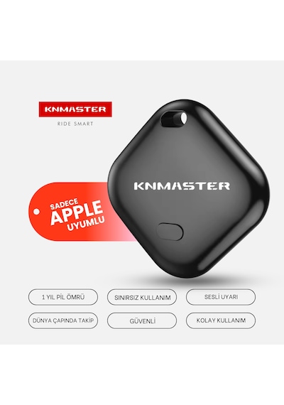 Knmaster Kntag 1 - 4'lü Paket Akıllı  Siyah
