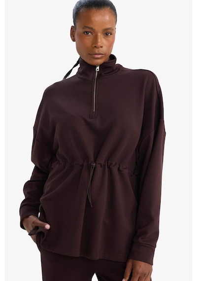 Defacto Defactofit Long Fit Dik Yaka Beli Lastikli Yarım Fermuarlı Modal Sporcu Sweatshirt G4367ax25wnbn340 Kahve-bn340 Defacto Defactofit Long Fit Dik Yaka Beli Lastikli Yarım Fermuarlı Modal Sporcu Sweatshirt G4367ax25wnbn340 Kahve-bn340
