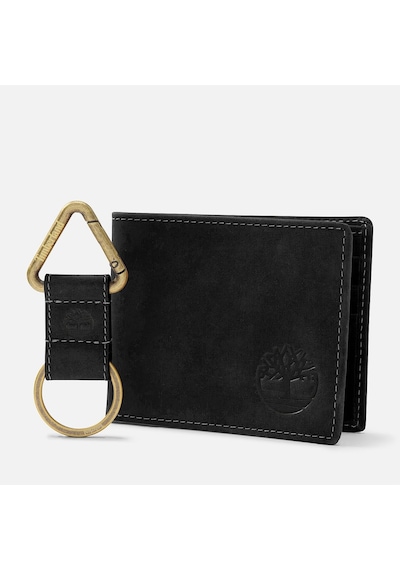Timberland Billfold Wallet & Key Fob Gift Set Erkek Cüzdan-32700 Siyah