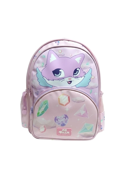Me Team Cute Cat Sevimli Kedi Kız Çocuk Pembe Okul Çantası - Me25008 Pembe