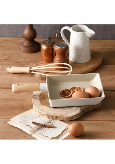 Neoflam Fika Alüminyum Döküm Omlet Tavası Bej 15 cm