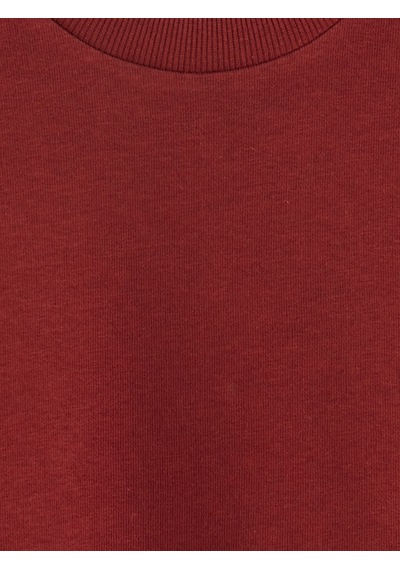 Lcwaıkıkı Classic Bordo Bisiklet Yaka Kadın Sweatshirt Tunik