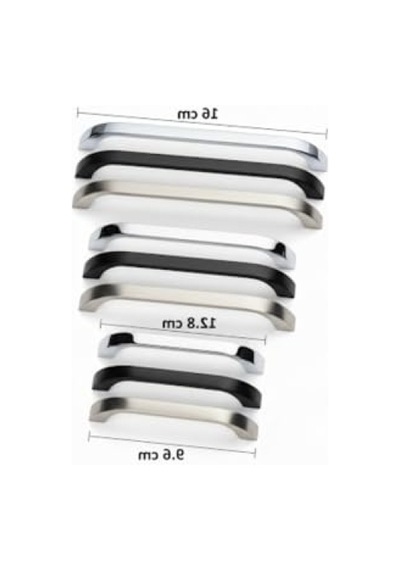 Şık Metal Mutfak Dolap Kulpları - 128 Mm 155 x 230 MM (Büyük Boy)