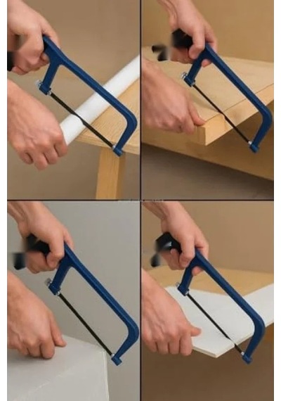 5 Yedek Bıçaklı Mini Kıl Testere Seti, Ergonomik Tasarım
