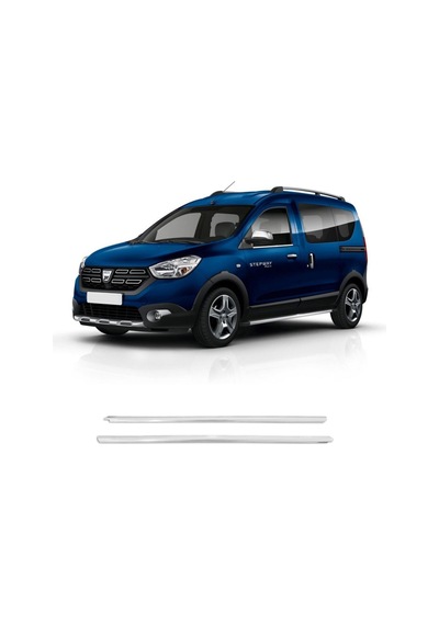 Dacia Dokker Krom Cam Çıtası 2Parça 2013 ve Üzeri P.Çelik
