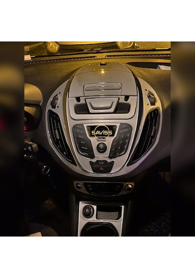 Ford Courier Full Set Gümüş Gri Torpido Maun Kaplama, Konsol Kaplama (Gümüş Gri)