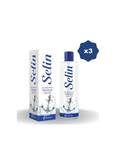 Selin Kolonya Okyanus Esintisi 400 Ml Pet - 3 Adet