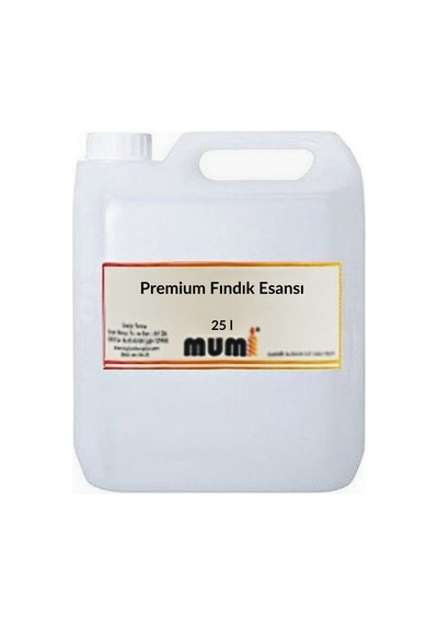 Premium Fındık Mum Esansı 25 Litre Şeffaf
