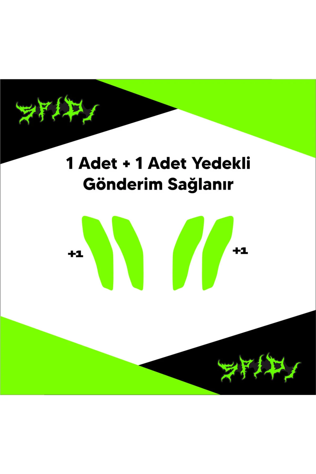 Mt-07 Neon Yeşil Far Sticker