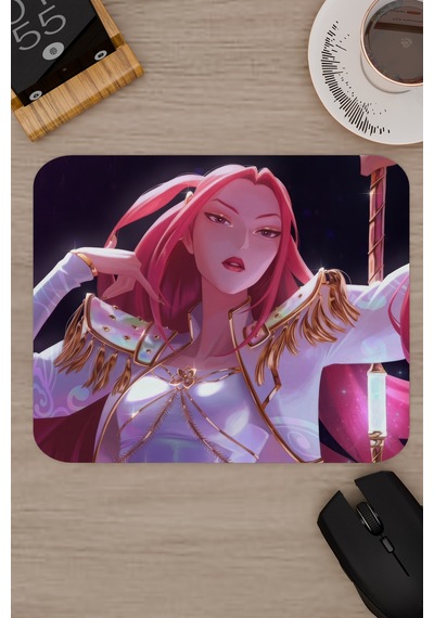 Kpop Demon Hunters Kaymaz Dikişli Kauçuk Oyuncu Mousepad V5 - 22x18 Gaming Mouse Pad Fare Altlığı