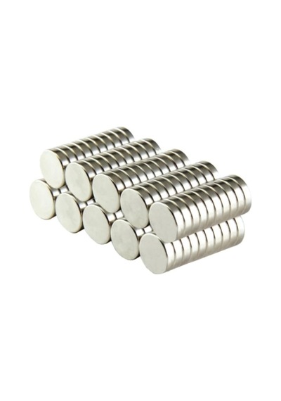 Yuvarlak Neodyum Mıknatıs Magnet - 12 Mm Çap - 2 Mm Kalınlık - 4 Adet
