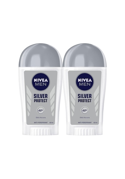 Nivea Men Silver Protect Erkek Stick Deodorant 40 ML x 2