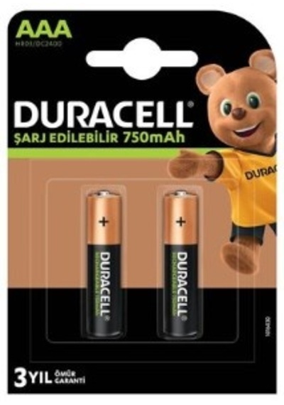 Şarj Edilebilir Pil 2'li Aaa 750 Mah