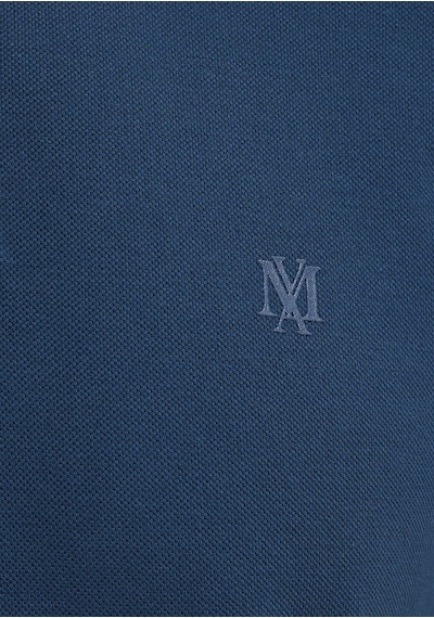 Mavi - Mavi Mühür Logo İşlemeli Mavi Polo Tişört 8804370764