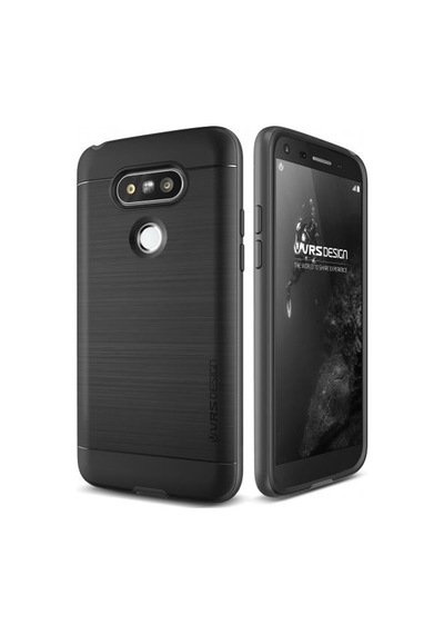Verus G5 İle Uyumlu High Pro Shield Kılıf Steel Silver Siyah