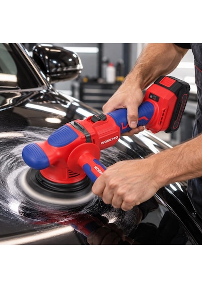 Workpro Wp392200 20v 150mm Kömürsüz Şarjlı Profesyonel Orbital Polisaj Makinesi Akü Dahil Değildir