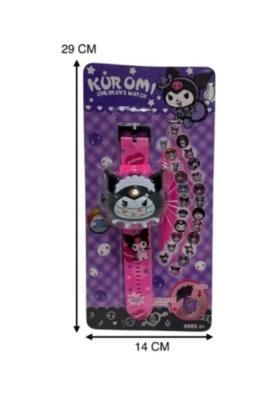 Çocuk Kuromi My Melody Cinnamorall Figürlü Dijital Kol Saati