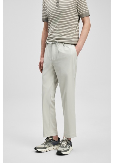 Lufian Eron Smart Erkek Chino Pantolon Slim Fit Taş Taş 111190360100190